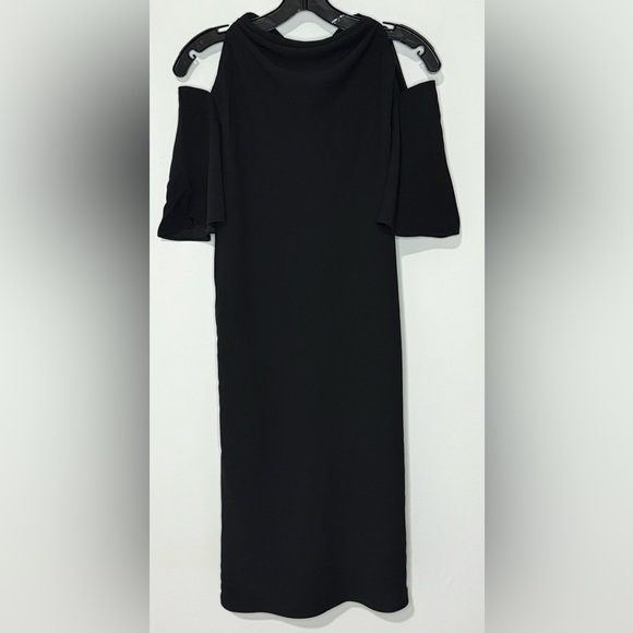 Trina Turk NWT Black Talia Cold Shoulder Dress - Picture 4 of 7